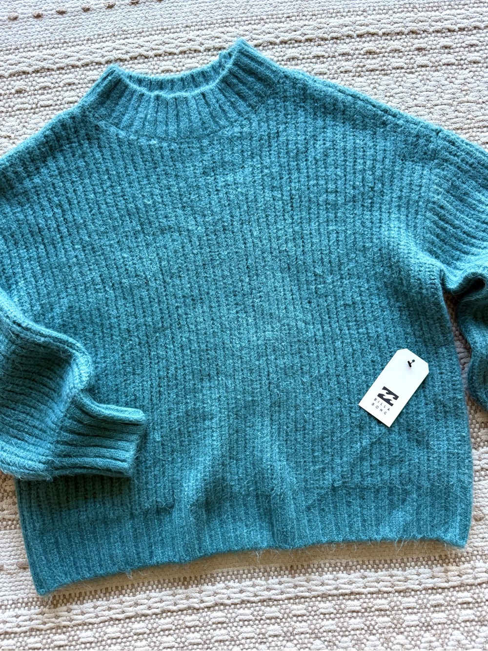 🔥🔥BILLABONG - UNRELEASED OVERSIZED HEAVY SYDNEY MOCK NECK SWEATER🔥🔥